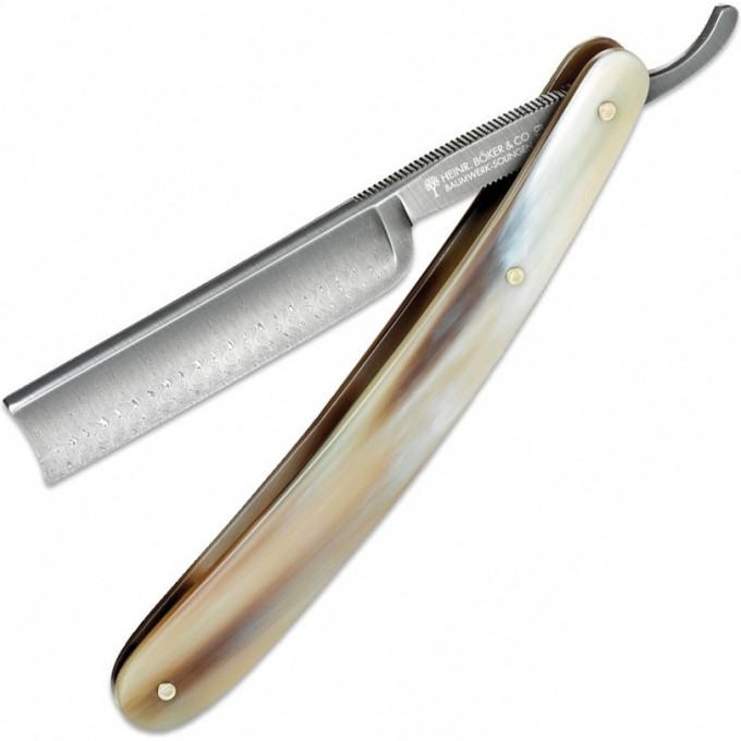 Бритва BOKER DAMASCUS HORN BK140523DAM