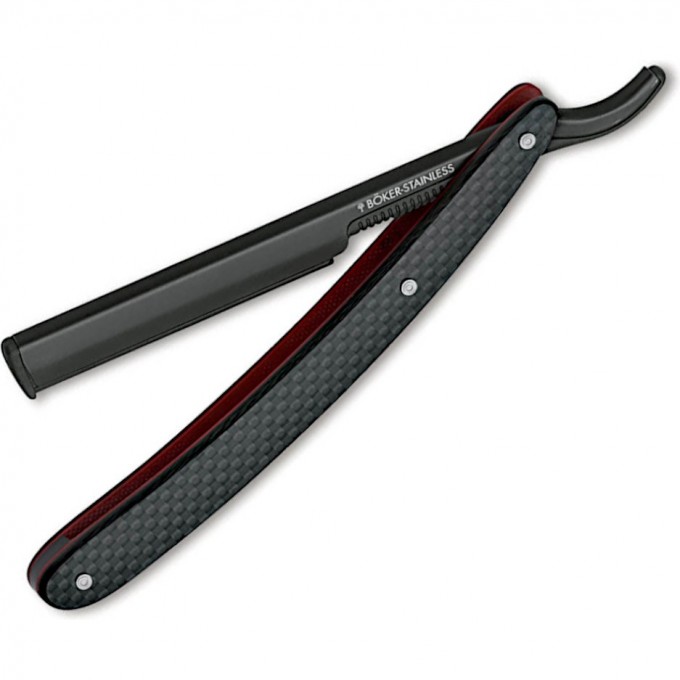 Опасная бритва-шаветт BOKER BARBERETTE BLACK & RED BK140909