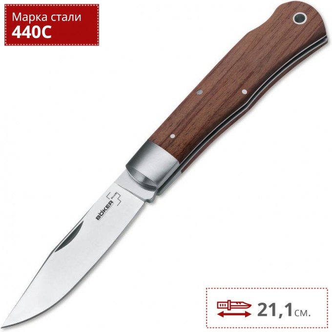 Складной нож BOKER PLUS LOCKBACK BUBINGA 01BO185 BK01BO185