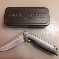 Нож BOKER MAGNUM STRAIGHT BROTHER ALUMINIUM BK01MB722